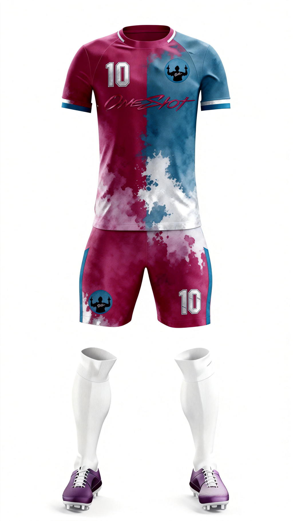 Color Series：Rich Berry Red & Muted Haze Blue