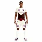 Color Series：Rich Burgundy & Mellow Cream White