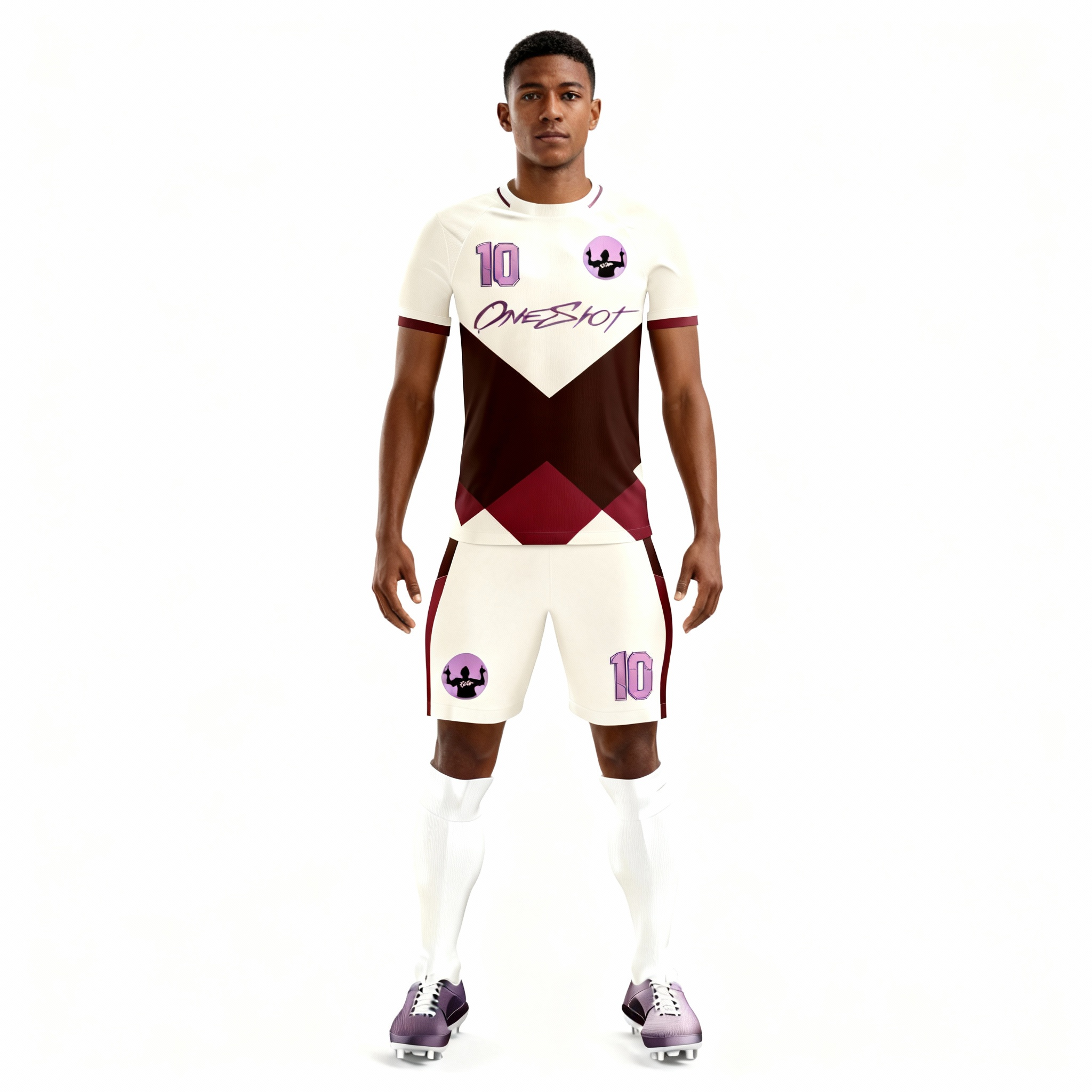 Color Series：Rich Burgundy & Mellow Cream White