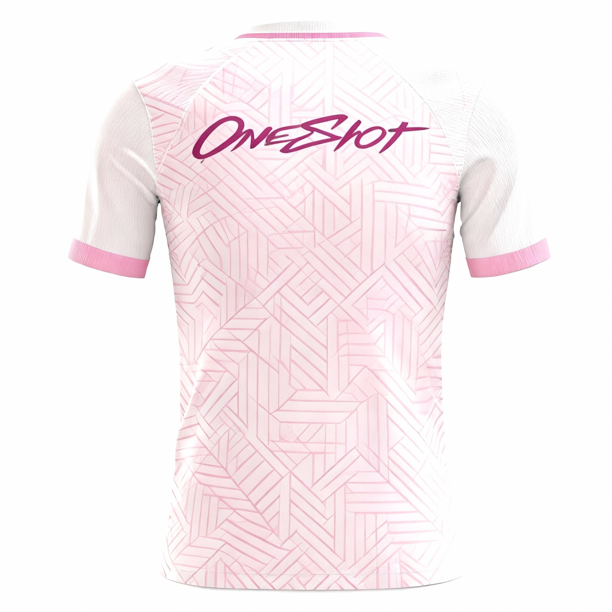 Youth Long Sleeve Jersey：Pink Threads & White Weaves