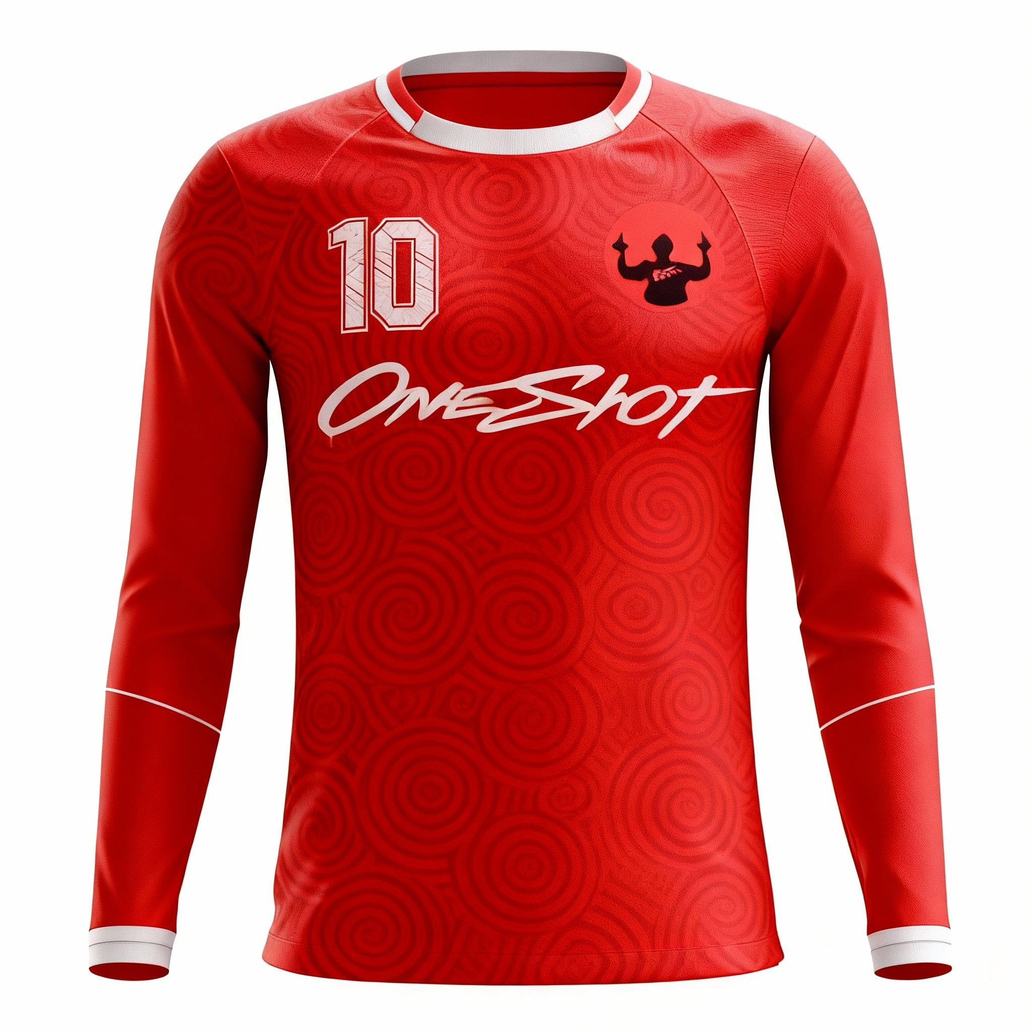 Youth Long Sleeve Jersey：red