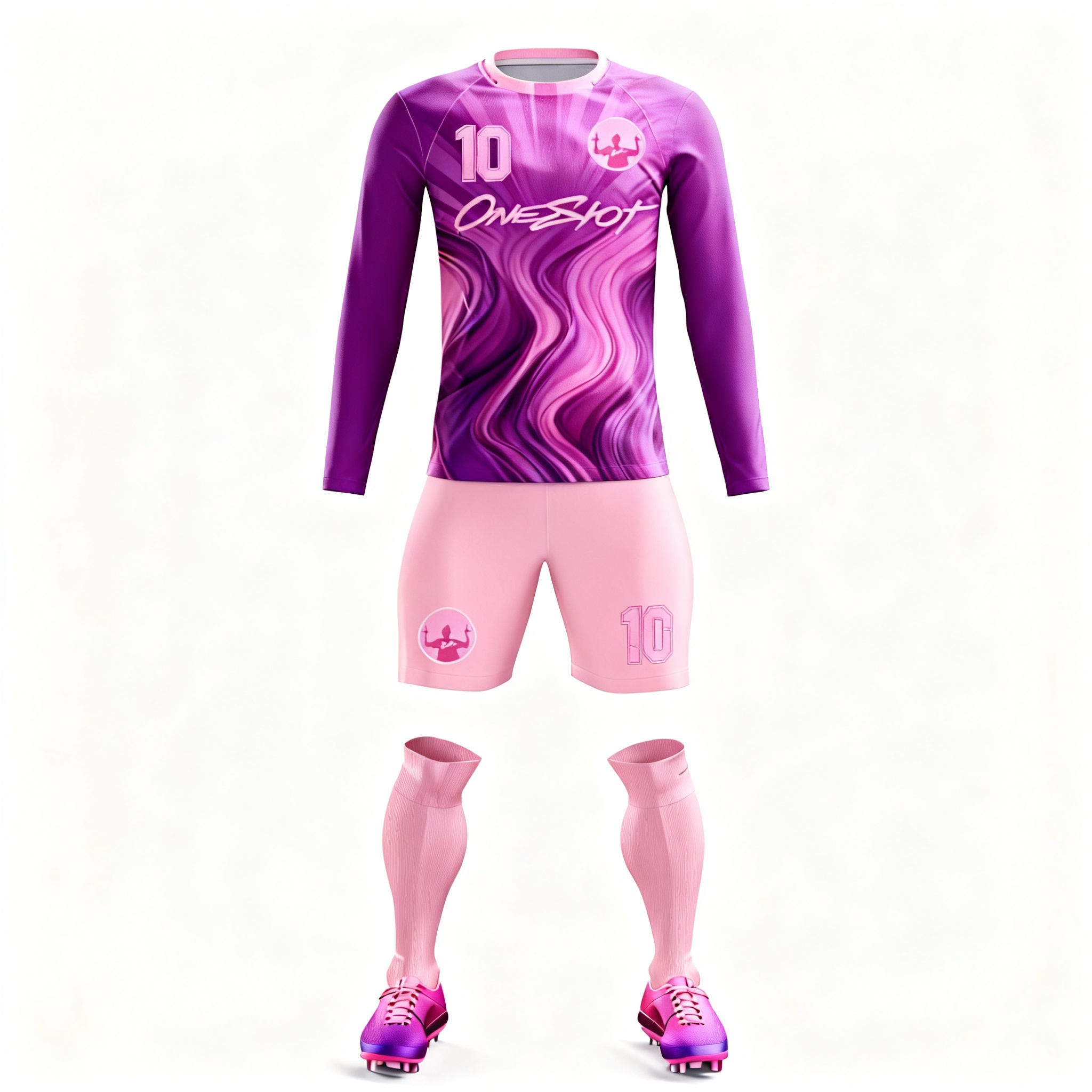 Youth Long Sleeve Jersey：Purple Rhyme & Flowing Shadow