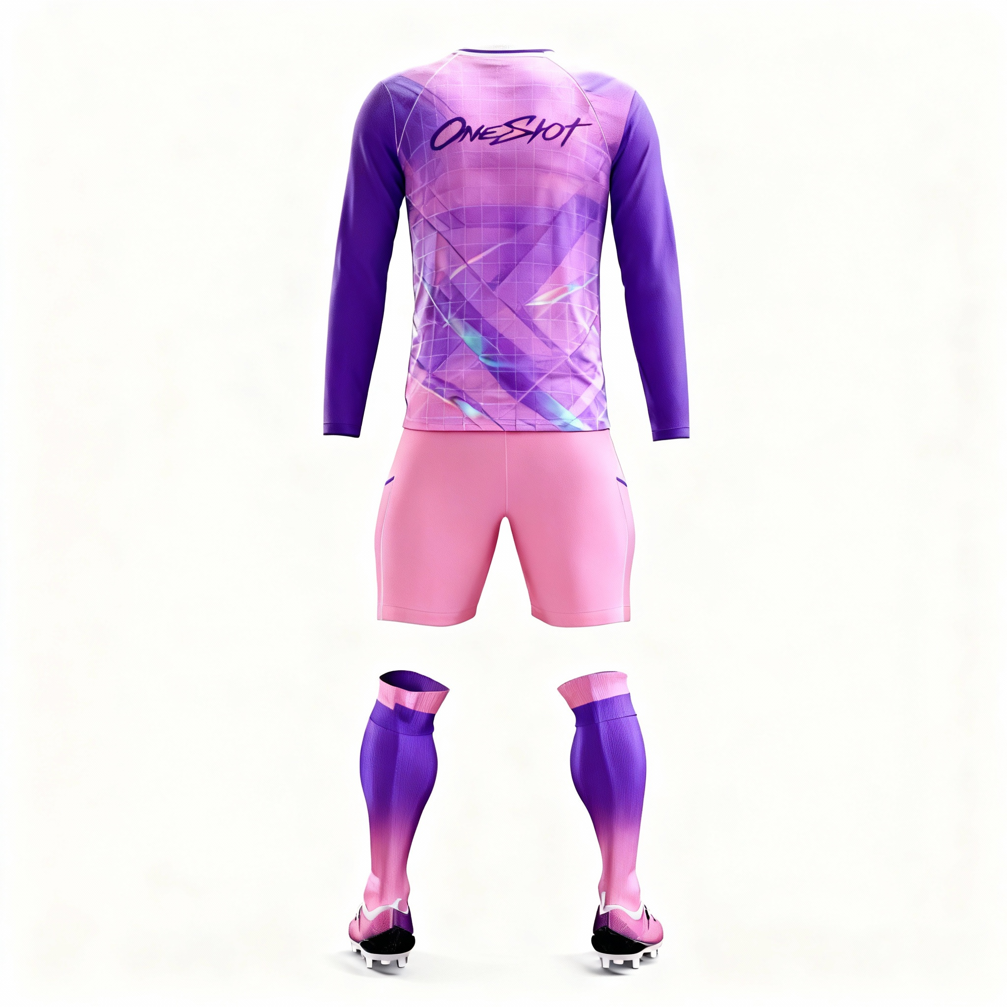 Youth Long Sleeve Jersey：Vaporwave Aesthetics