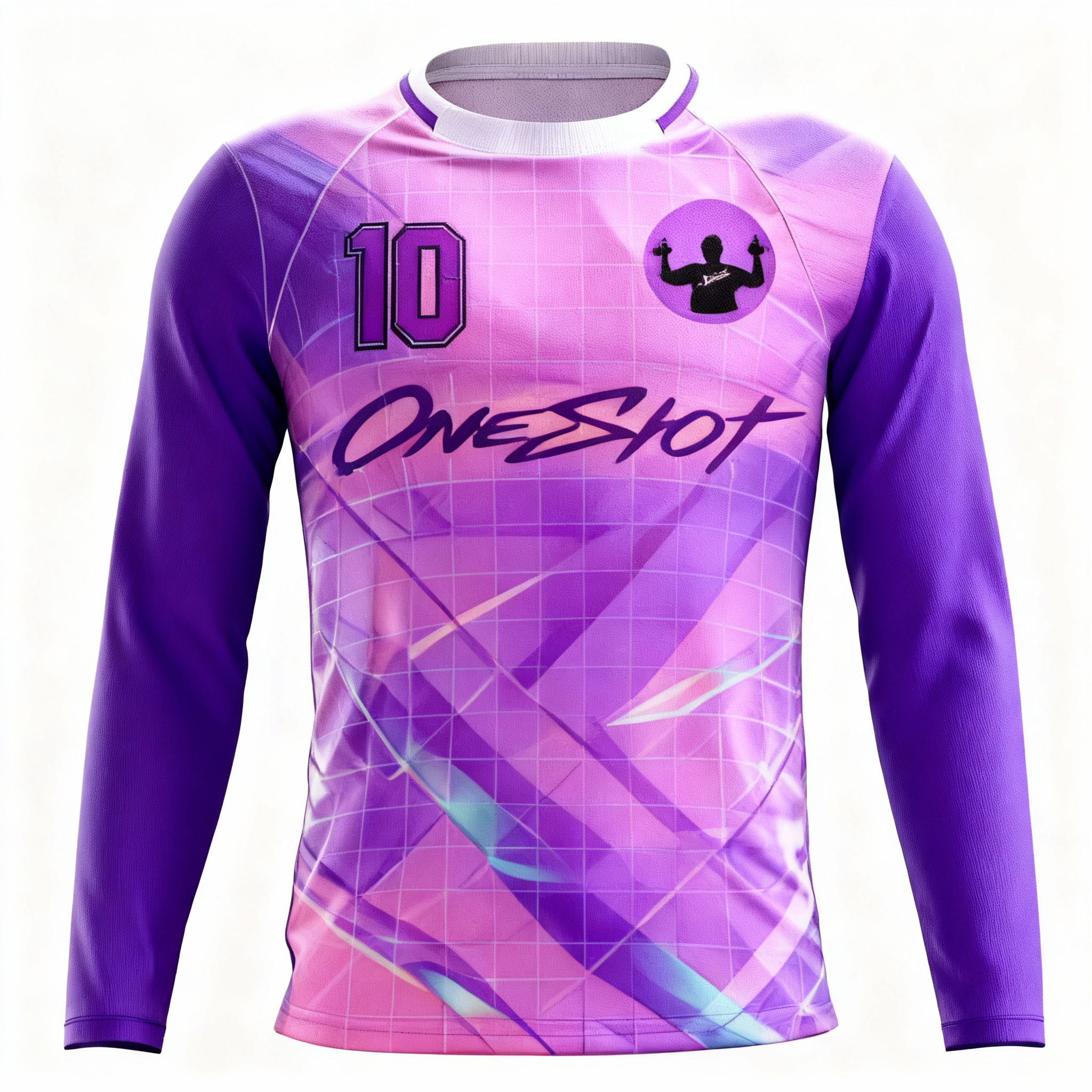 Youth Long Sleeve Jersey：Vaporwave Aesthetics