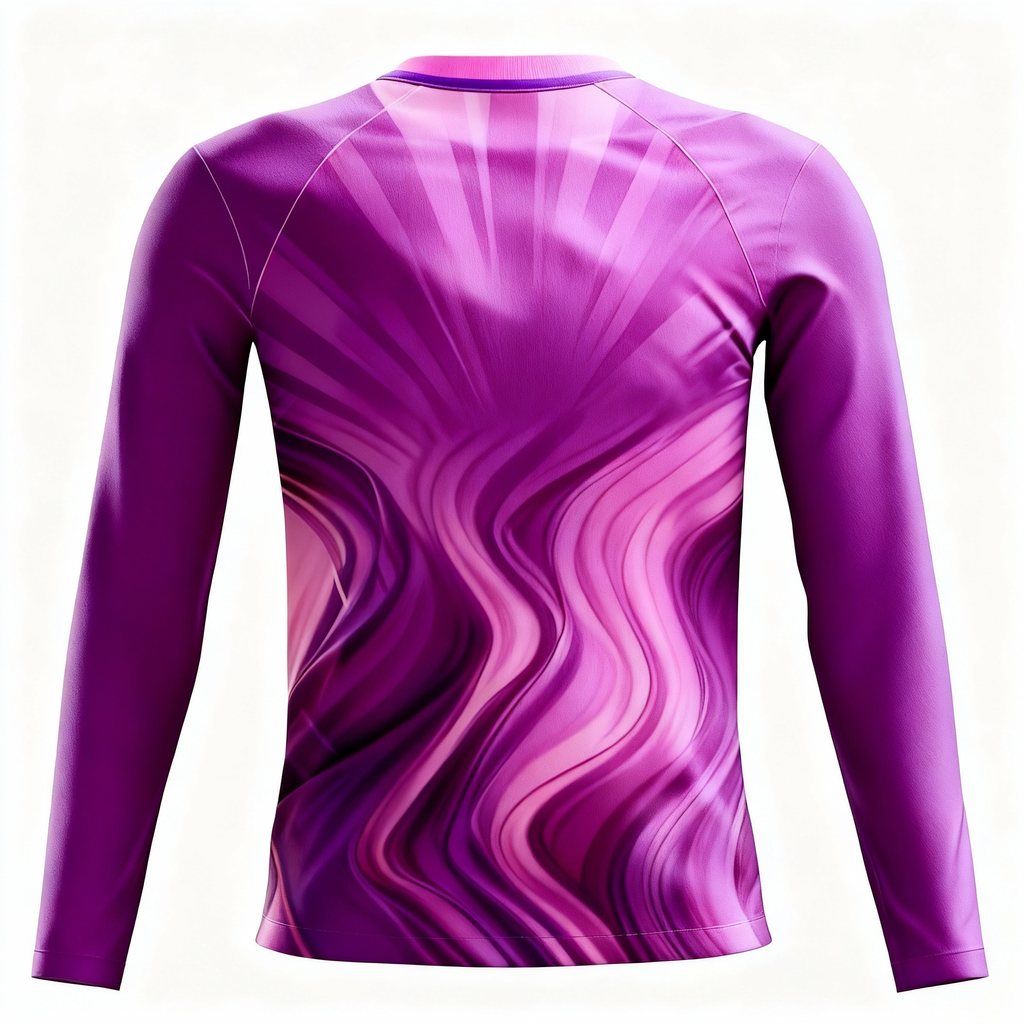 Youth Long Sleeve Jersey：Purple Rhyme & Flowing Shadow