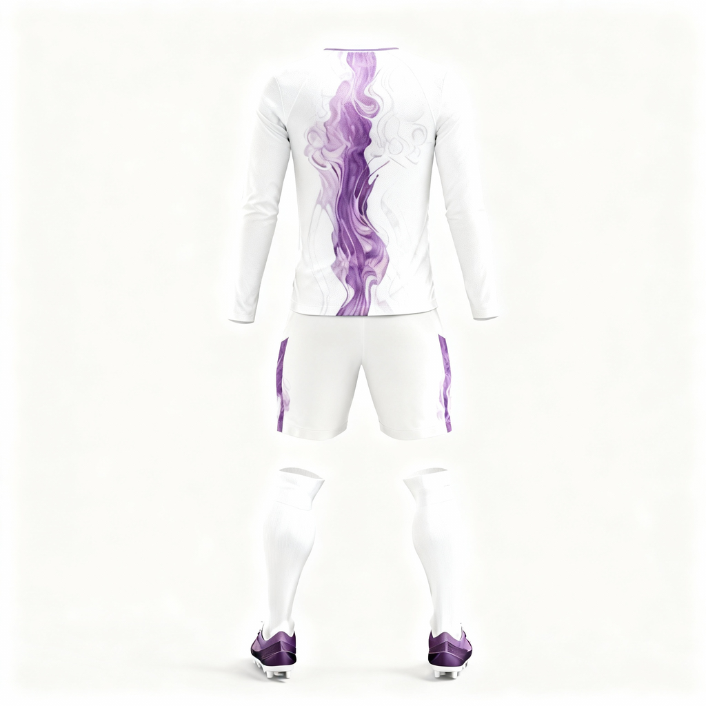 Youth Long Sleeve Jersey：Violet Swirl