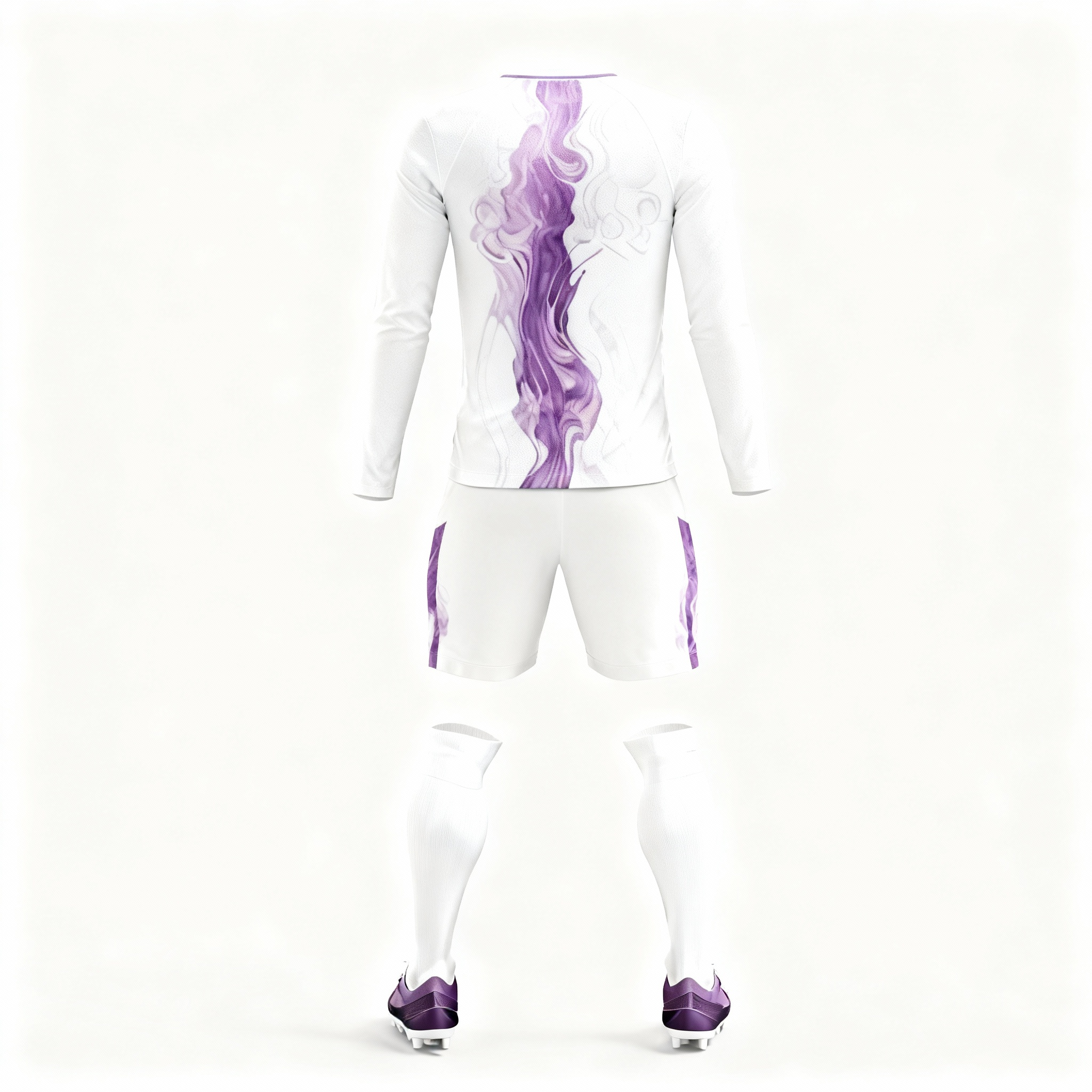 Youth Long Sleeve Jersey：Violet Swirl
