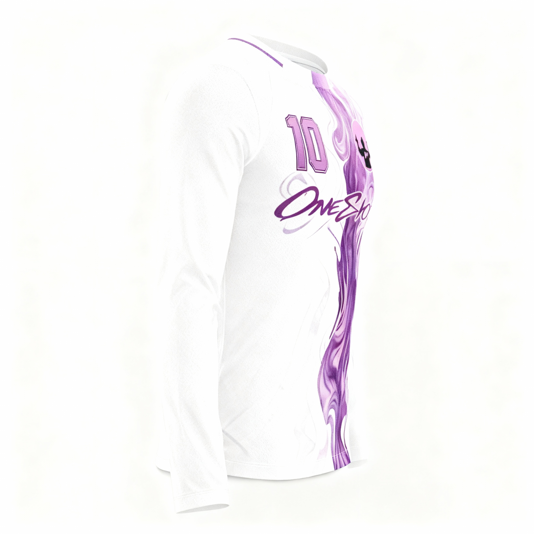 Youth Long Sleeve Jersey：Violet Swirl