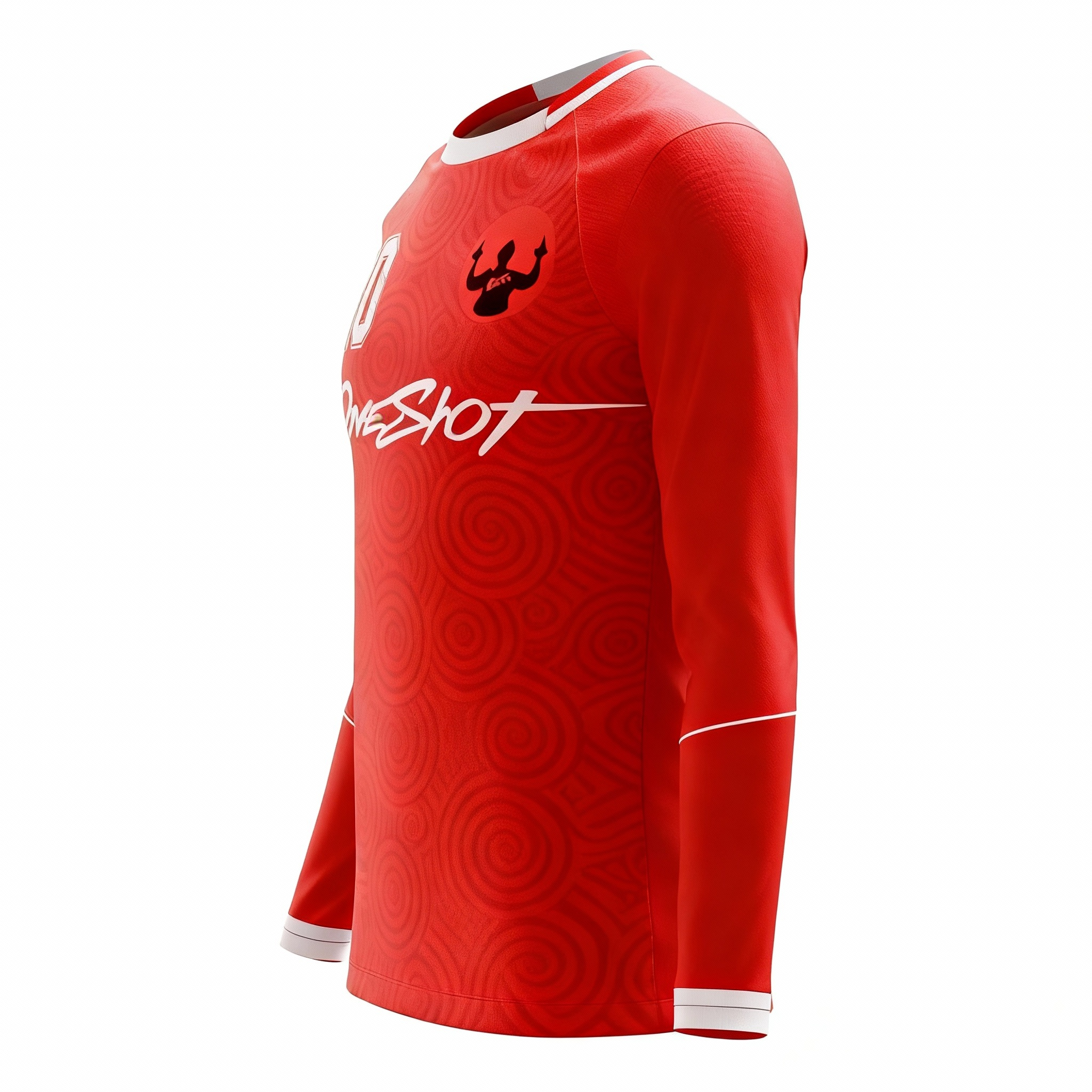 Youth Long Sleeve Jersey：red